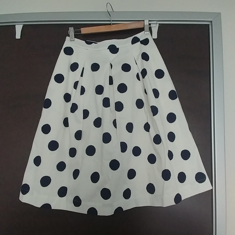 Boden Polka Dot Skirt